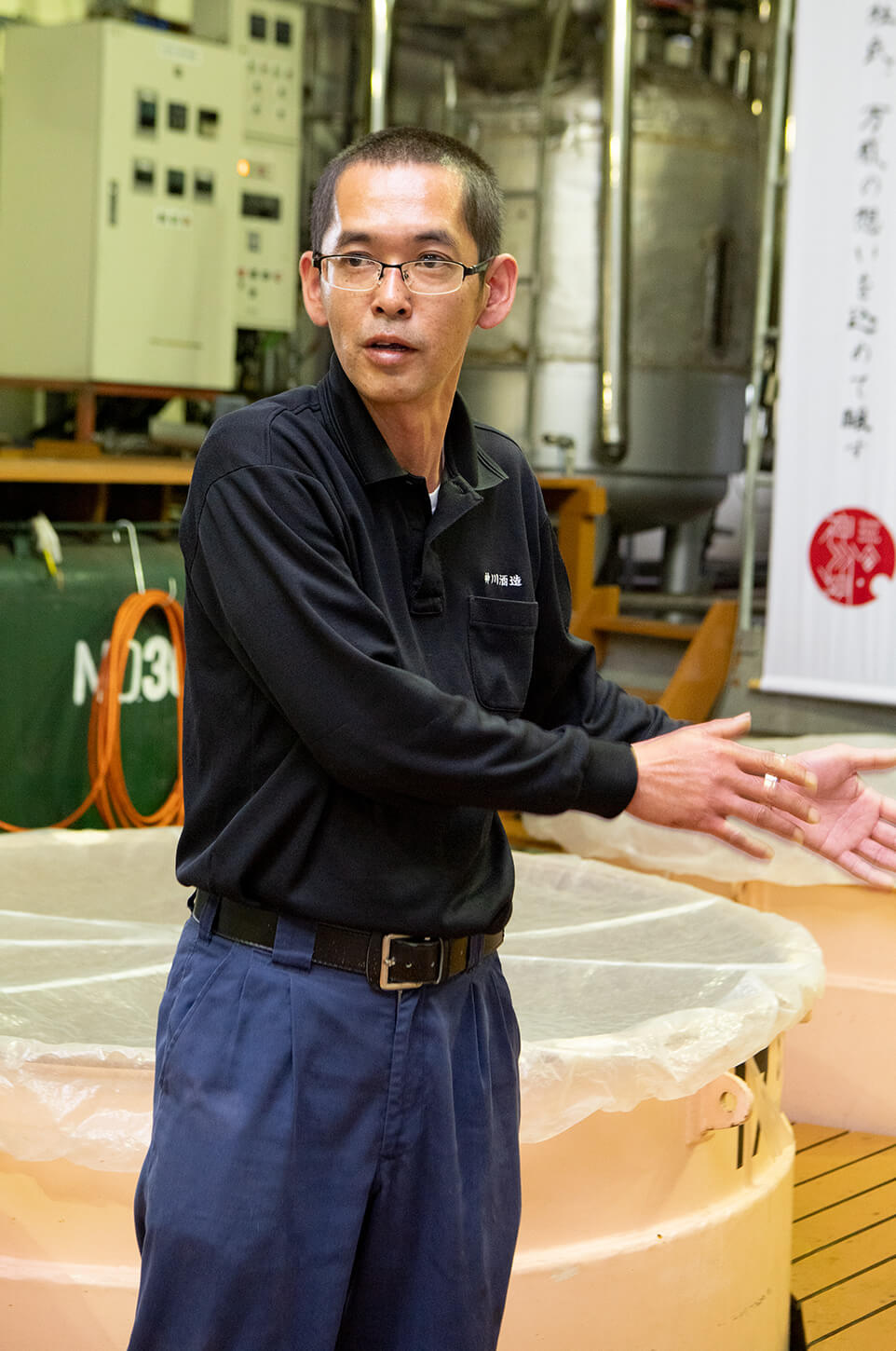酎造りは五感が頼りという神川酒造製造課長 柚木 隆さん